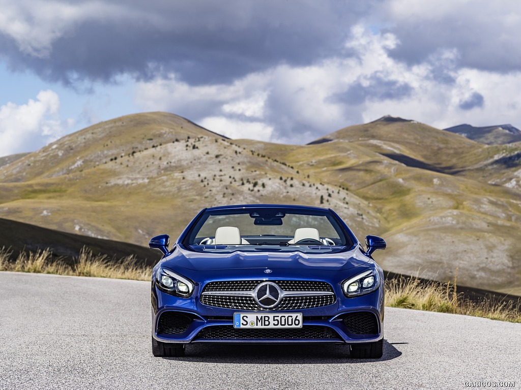 2017 Mercedes-Benz SL 500 AMG Line (Color: Brilliant Blue) - Front