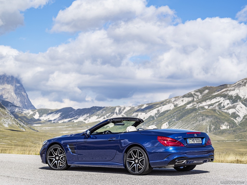 2017 Mercedes-Benz SL 500 AMG Line (Color: Brilliant Blue) - Rear