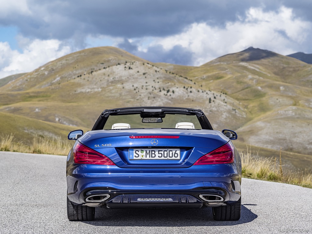 2017 Mercedes-Benz SL 500 AMG Line (Color: Brilliant Blue) - Rear