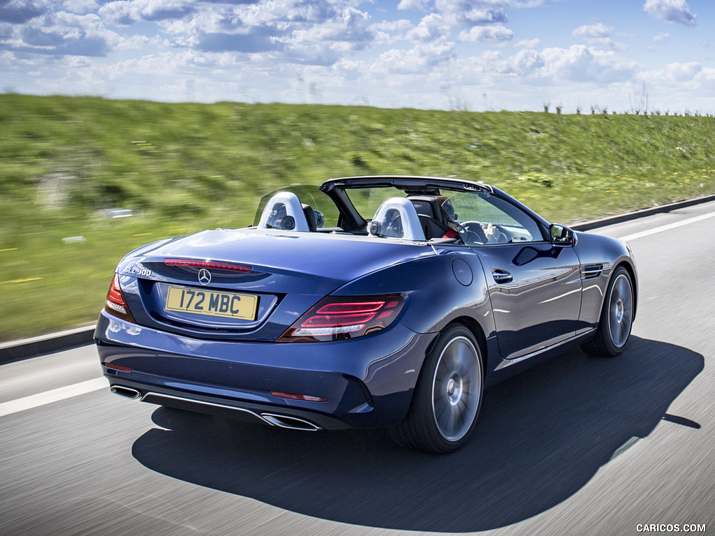 2017 Mercedes-Benz SLC 300 (UK-Spec) - Rear Three-Quarter