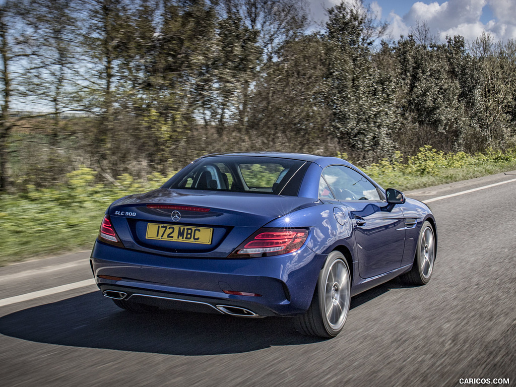 2017 Mercedes-Benz SLC 300 (UK-Spec) - Rear Three-Quarter