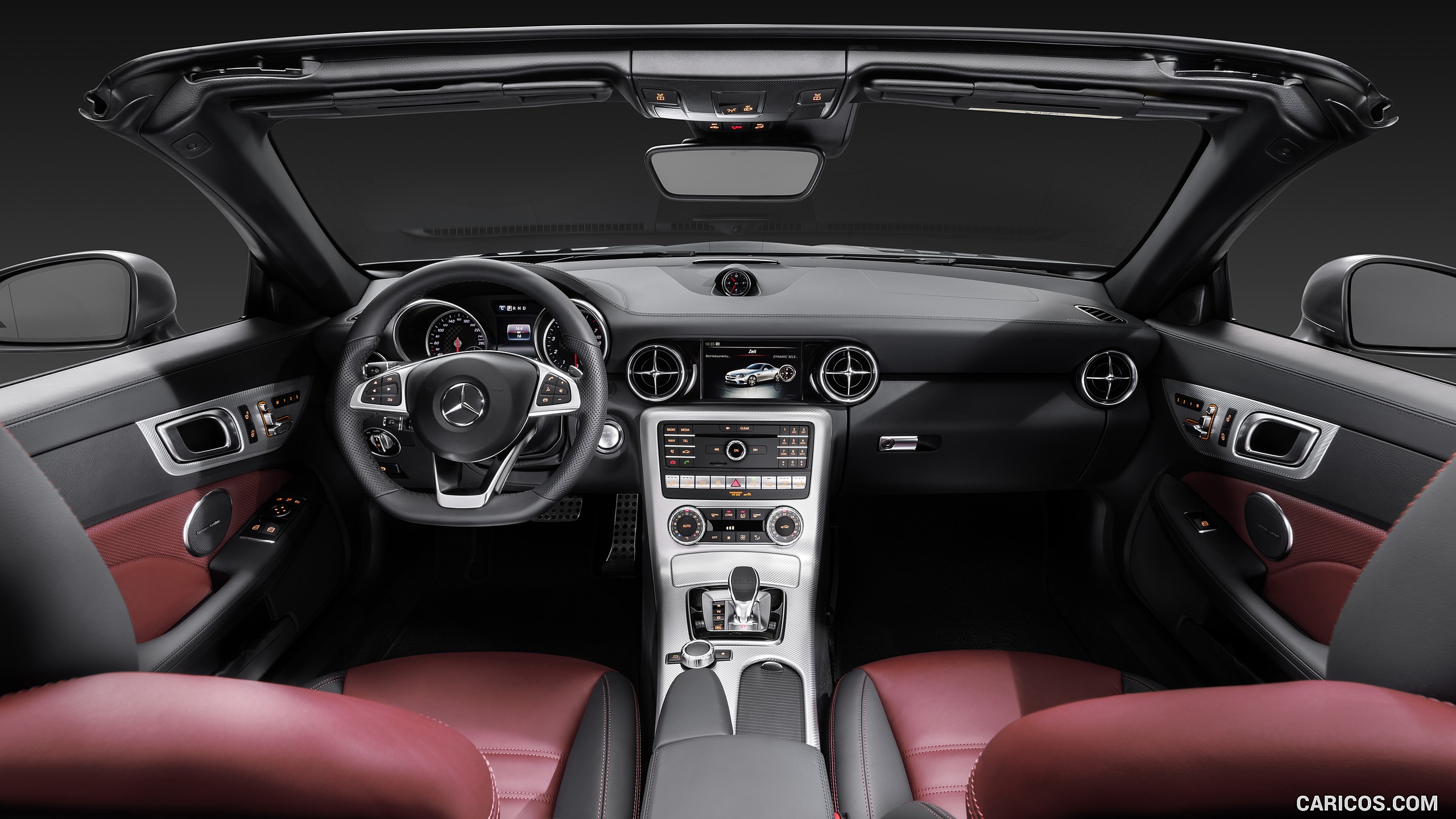 2017 Mercedes-Benz SLC 300 - Bengal Red/Black Interior, Cockpit, #36 of 81