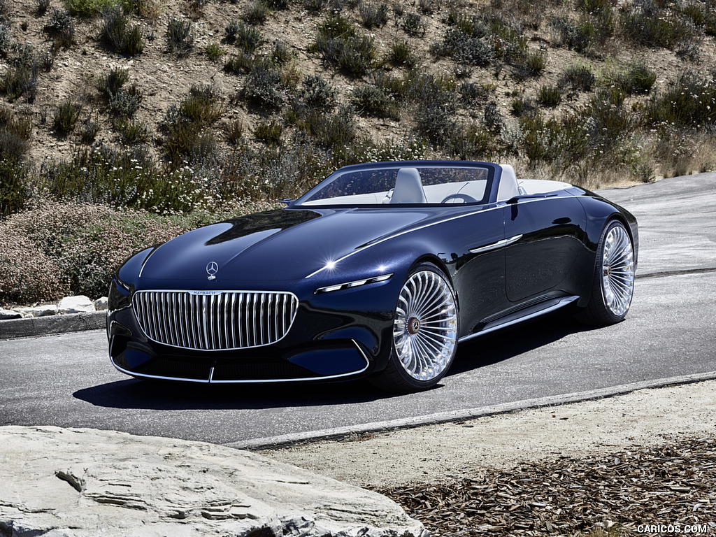 2017 Mercedes-Maybach Vision 6 Cabriolet EV Concept - Front Three-Quarter