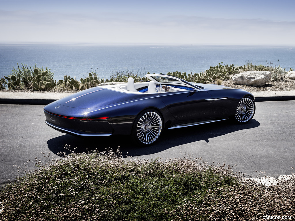 2017 Mercedes-Maybach Vision 6 Cabriolet EV Concept - Rear Three-Quarter