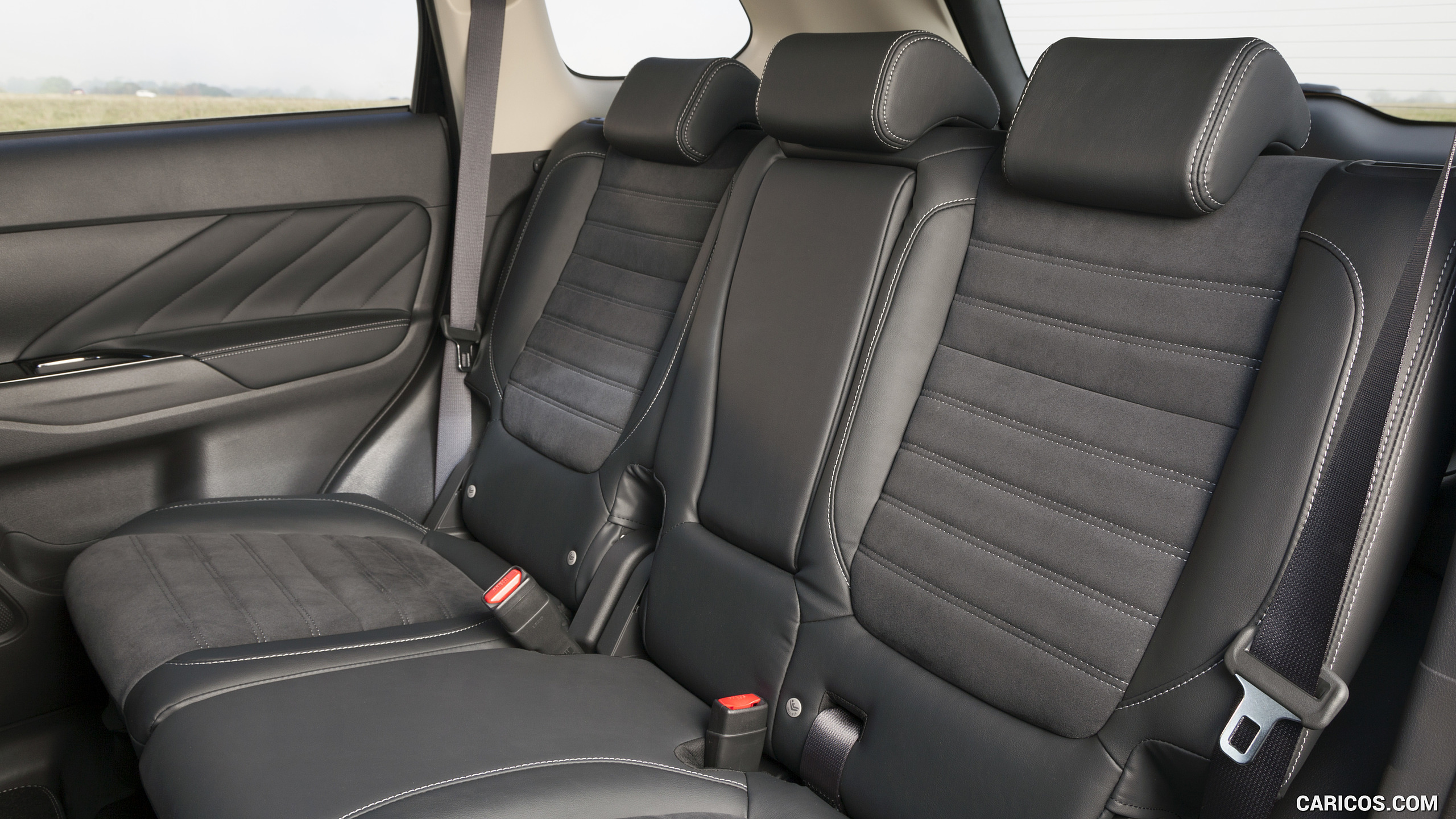 2017 Mitsubishi Outlander Plug-In Hybrid EV (UK-Spec) - Interior, Rear Seats, #40 of 46