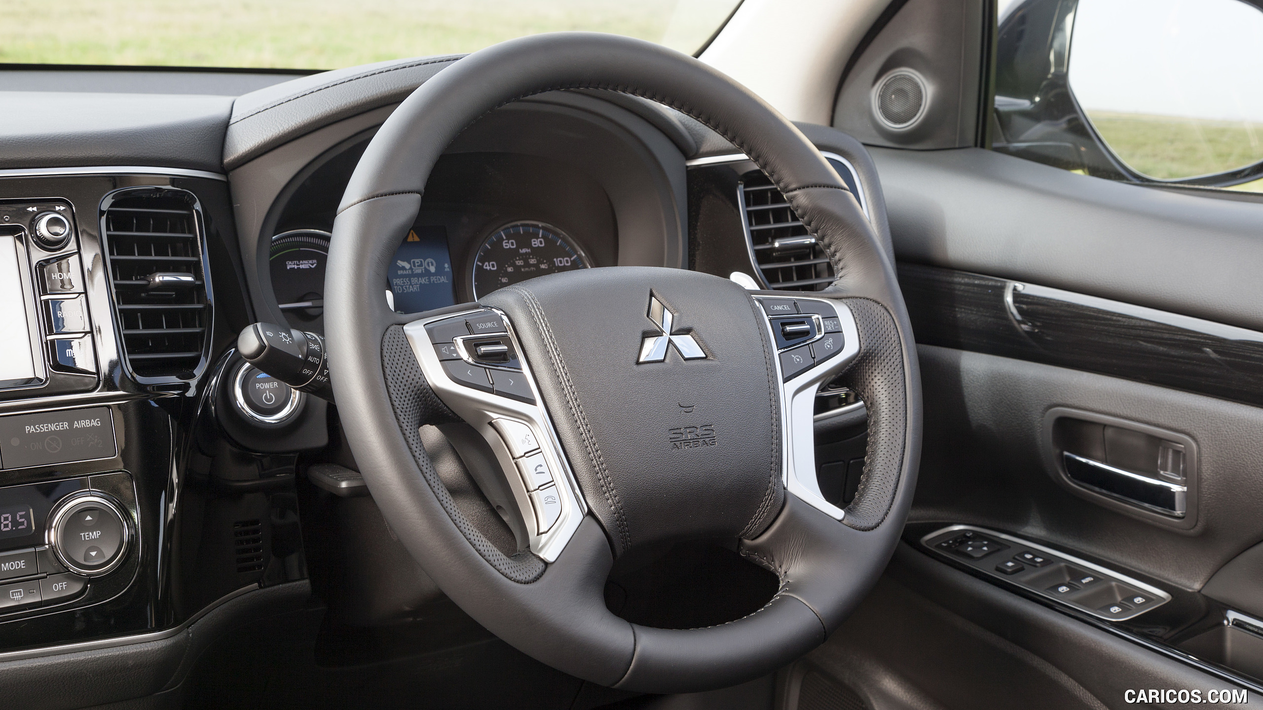 2017 Mitsubishi Outlander Plug-In Hybrid EV (UK-Spec) - Interior, Steering Wheel, #42 of 46