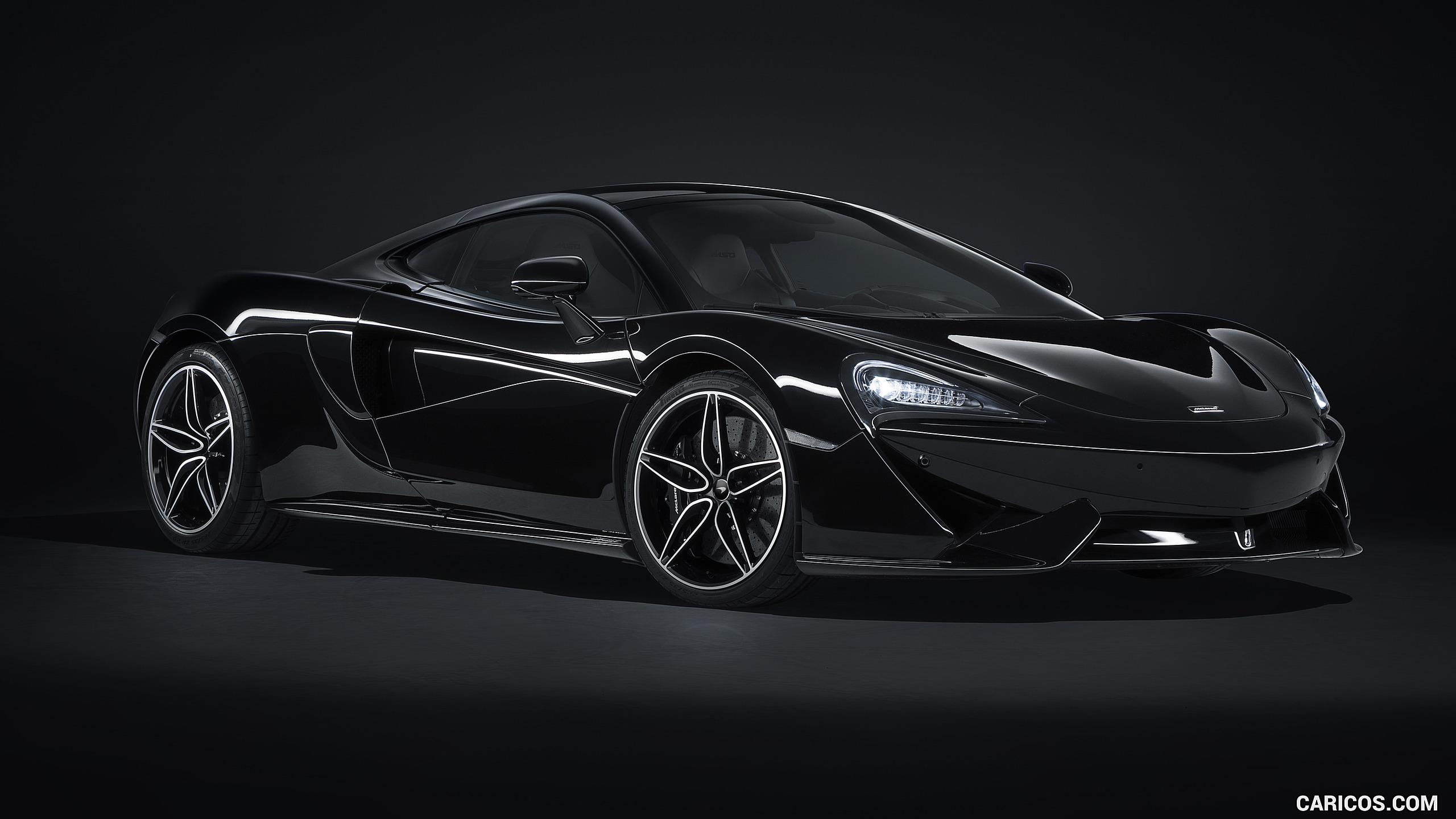 2018 McLaren 570GT MSO Black Collection - Front Three-Quarter, #1 of 10