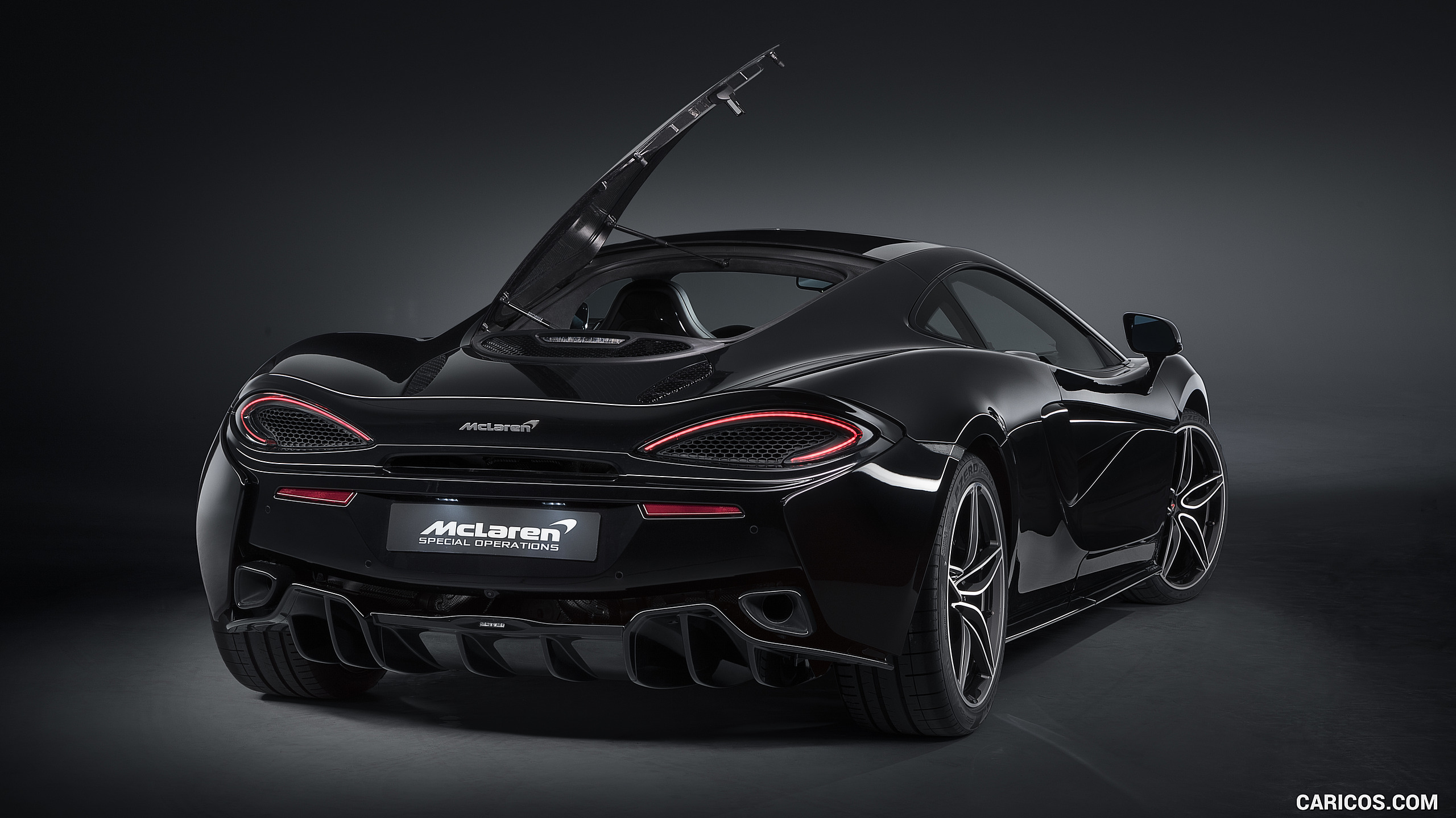 2018 McLaren 570GT MSO Black Collection - Front Three-Quarter, #3 of 10