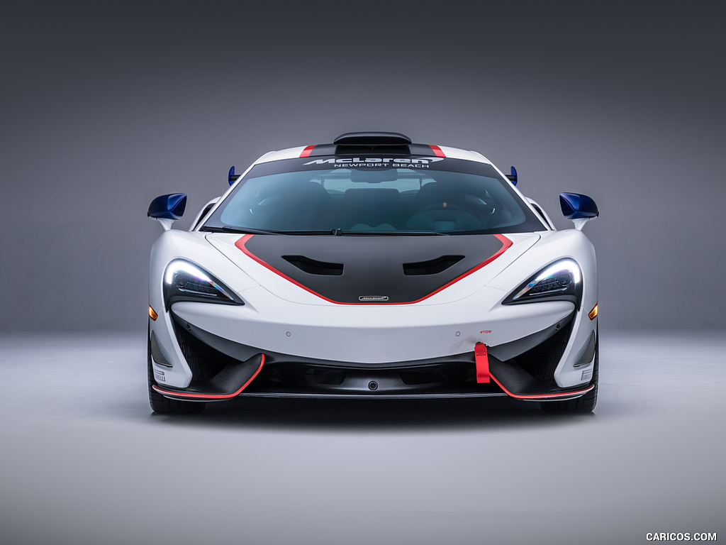 2018 McLaren 570S GT4 MSO X No. 8 White Red And Blue Accents - Front