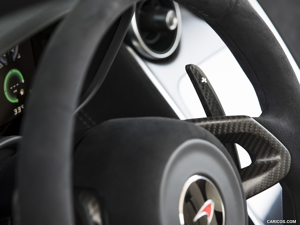 2018 McLaren 570S Spider (Color: Curacao Blue) - Interior, Detail