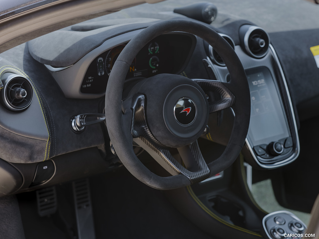 2018 McLaren 570S Spider (Color: Sicilian Yellow) - Interior, Detail