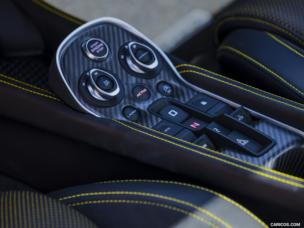 2018 McLaren 570S Spider (Color: Sicilian Yellow) - Interior, Detail