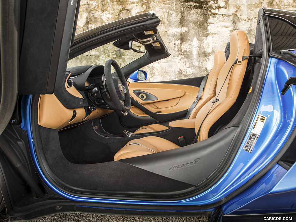 2018 McLaren 570S Spider (Color: Vega Blue) - Interior