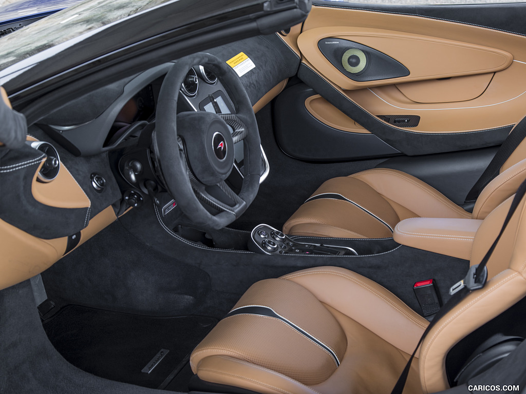 2018 McLaren 570S Spider (Color: Vega Blue) - Interior