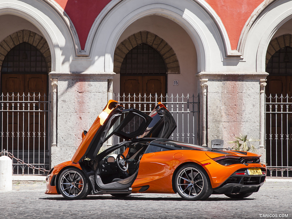 2018 McLaren 720S (Color: Azores Orange) - Doors Up - Side