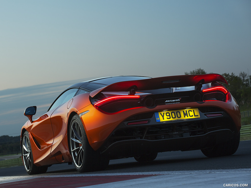 2018 McLaren 720S (Color: Azores Orange) - Rear