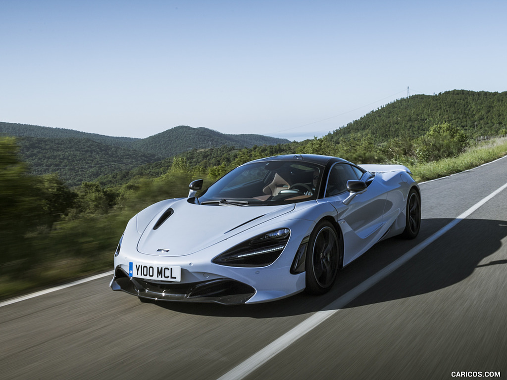 2018 McLaren 720S (Color: Glacier White) - Front Three-Quarter