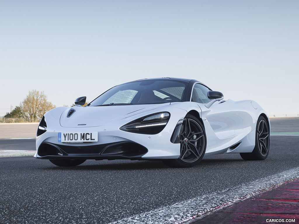 2018 McLaren 720S (Color: Glacier White) - Front Three-Quarter