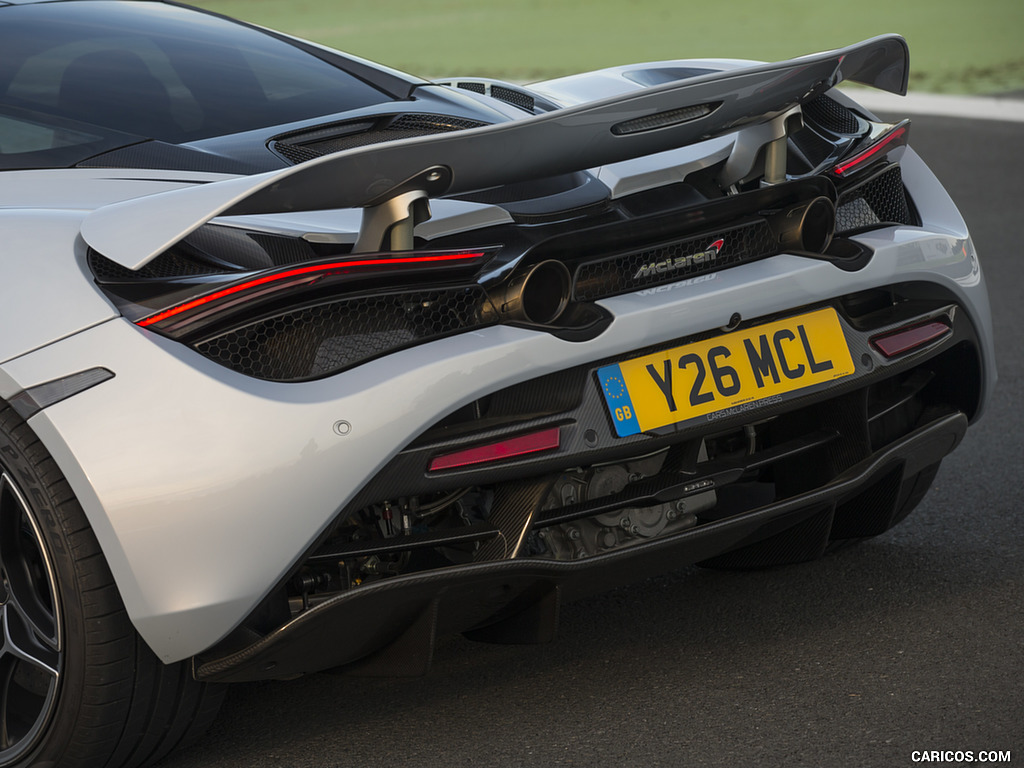 2018 McLaren 720S (Color: Glacier White) - Rear