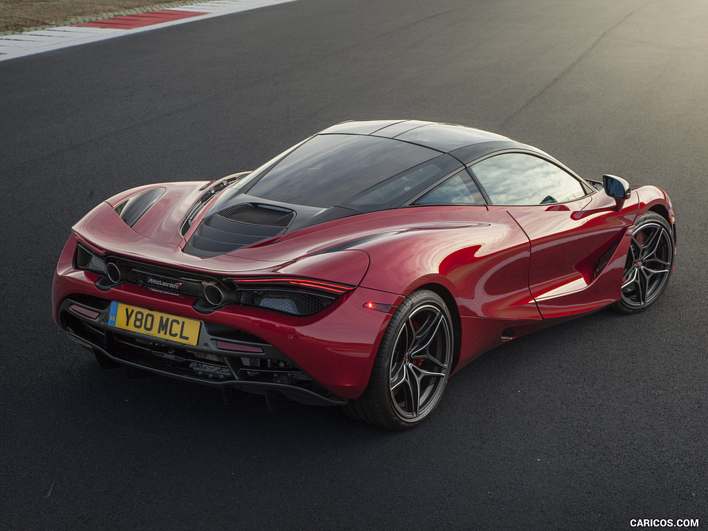 2018 McLaren 720S (Color: Memphis Red) - Rear Three-Quarter