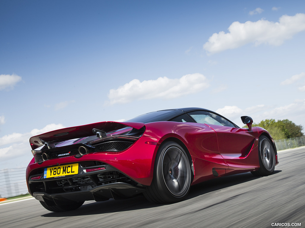 2018 McLaren 720S (Color: Memphis Red) - Rear Three-Quarter