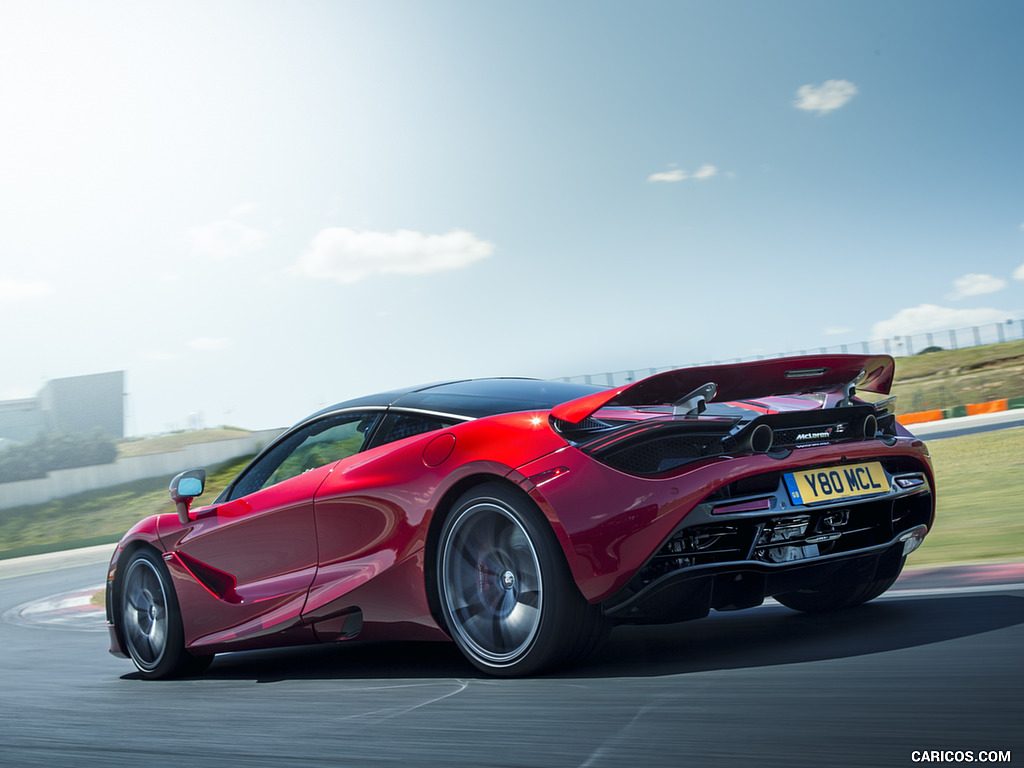 2018 McLaren 720S (Color: Memphis Red) - Rear Three-Quarter