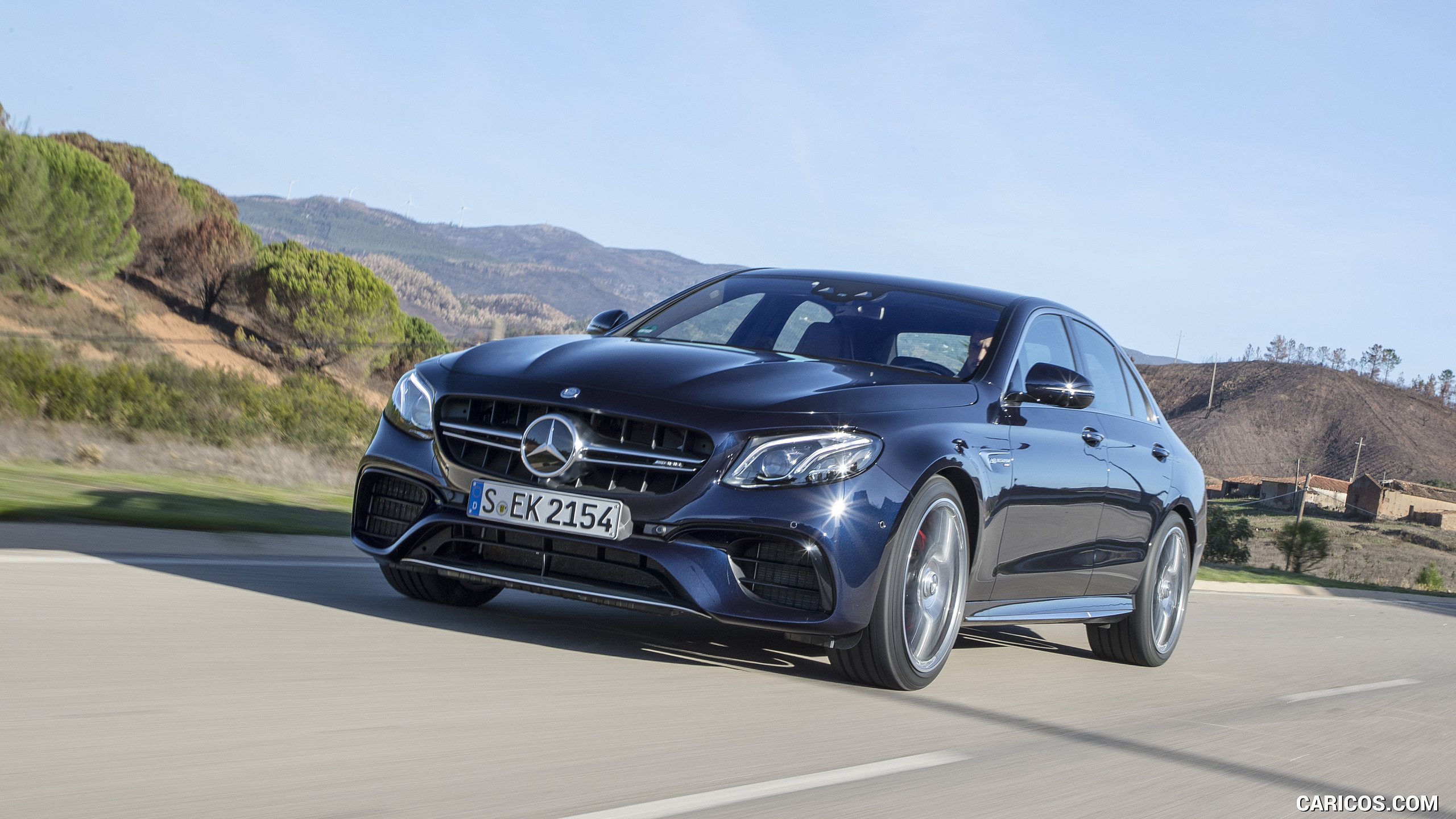 2018 Mercedes-AMG E63 S 4MATIC+ - Front Three-Quarter, #211 of 323