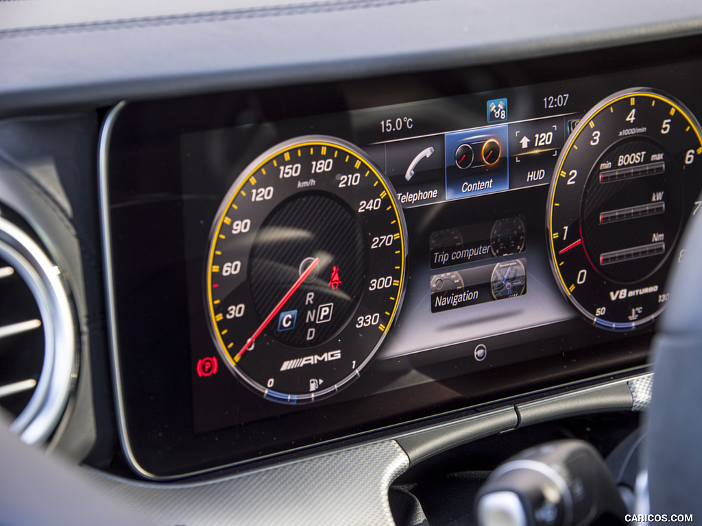 2018 Mercedes-AMG E63 S 4MATIC+ - Digital Instrument Cluster