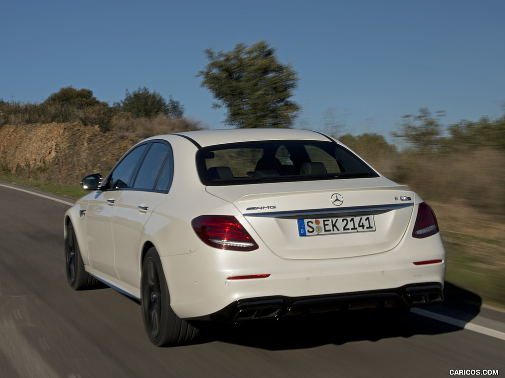 2018 Mercedes-AMG E63 S 4MATIC+ - Rear Three-Quarter