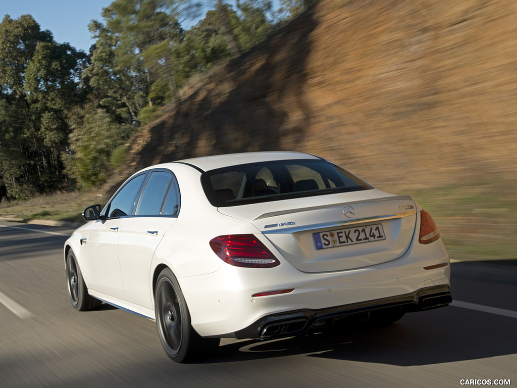 2018 Mercedes-AMG E63 S 4MATIC+ - Rear Three-Quarter