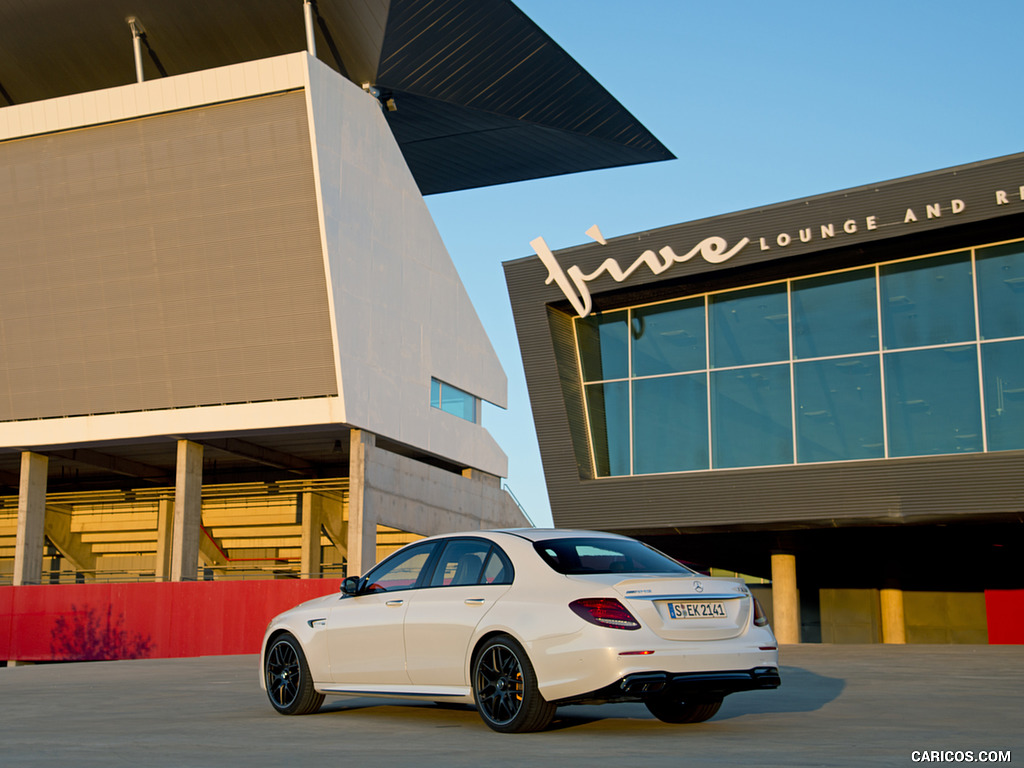 2018 Mercedes-AMG E63 S 4MATIC+ - Rear Three-Quarter