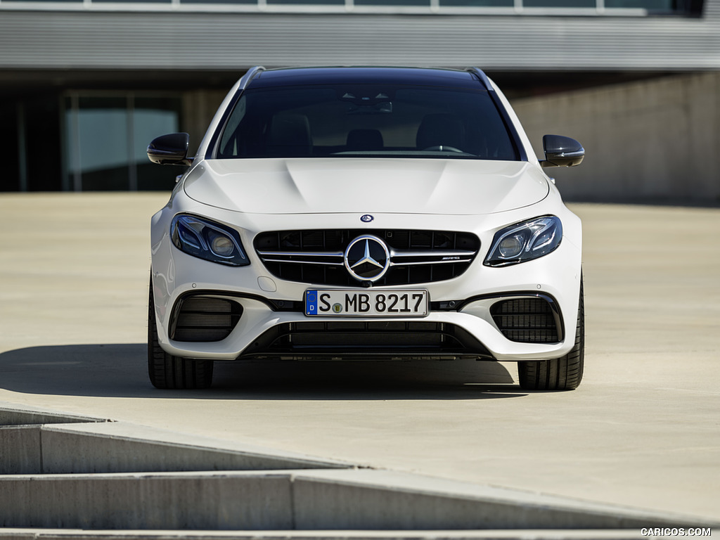 2018 Mercedes-AMG E63 S Wagon 4MATIC+ (Color: Diamond White) - Front