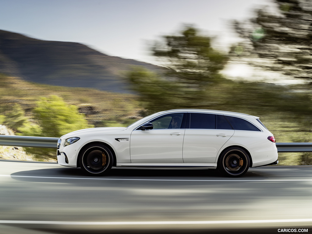 2018 Mercedes-AMG E63 S Wagon 4MATIC+ (Color: Diamond White) - Side