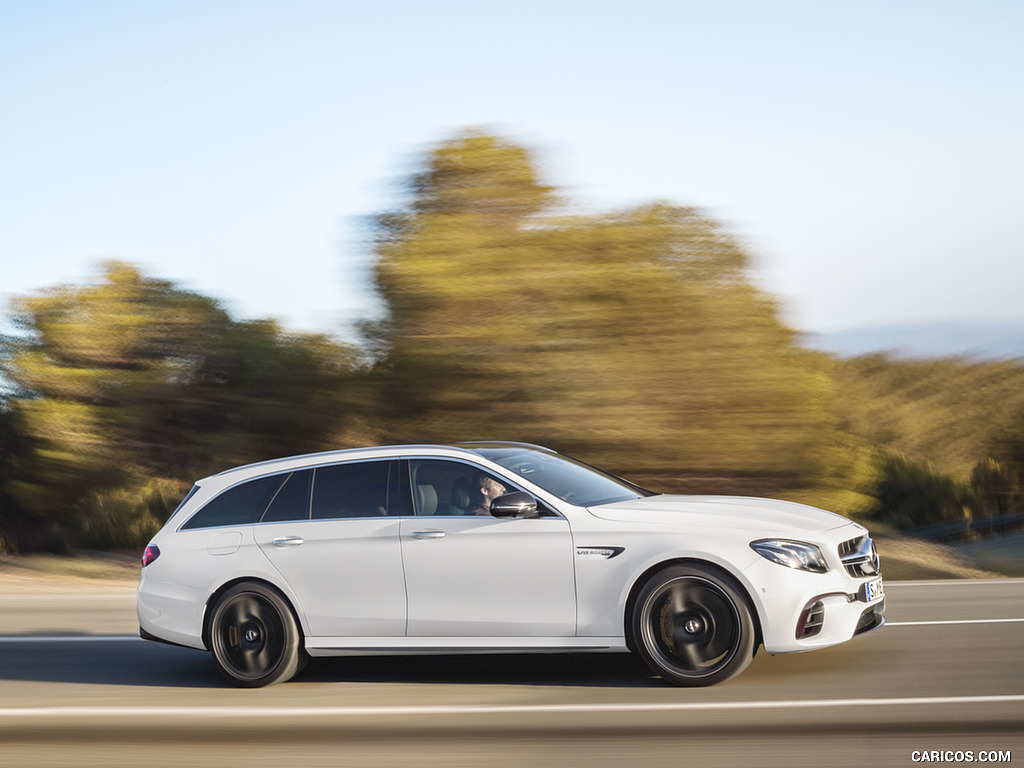 2018 Mercedes-AMG E63 S Wagon 4MATIC+ (Color: Diamond White) - Side