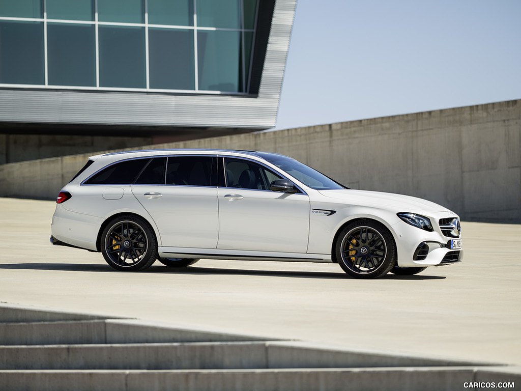 2018 Mercedes-AMG E63 S Wagon 4MATIC+ (Color: Diamond White) - Side