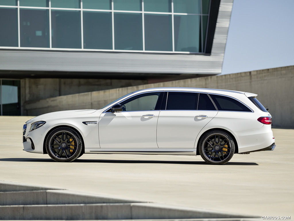 2018 Mercedes-AMG E63 S Wagon 4MATIC+ (Color: Diamond White) - Side