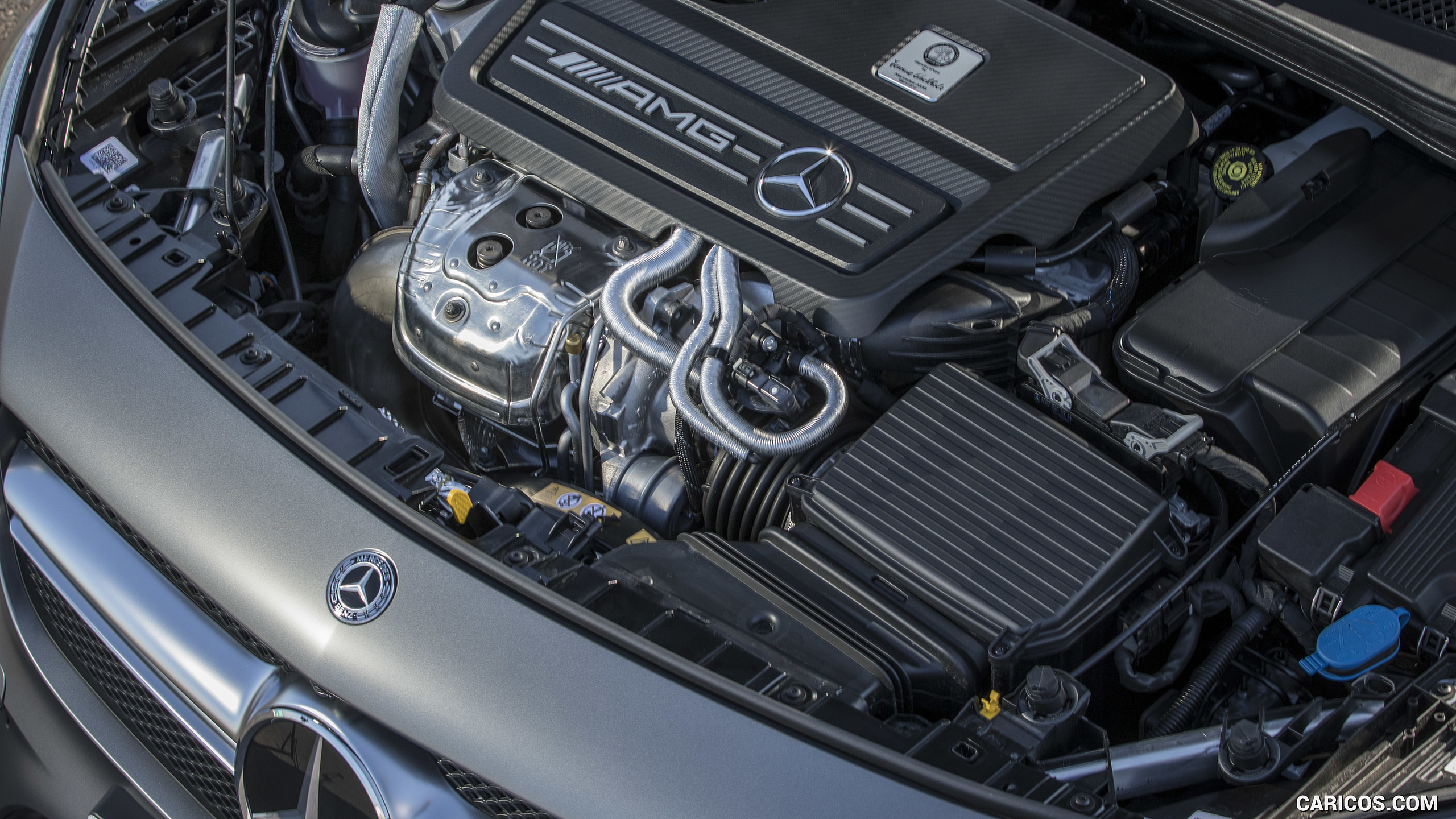 2018 Mercedes-AMG GLA 45 4MATIC (Color: designo Mountain Grey Magno) - Engine, #83 of 88
