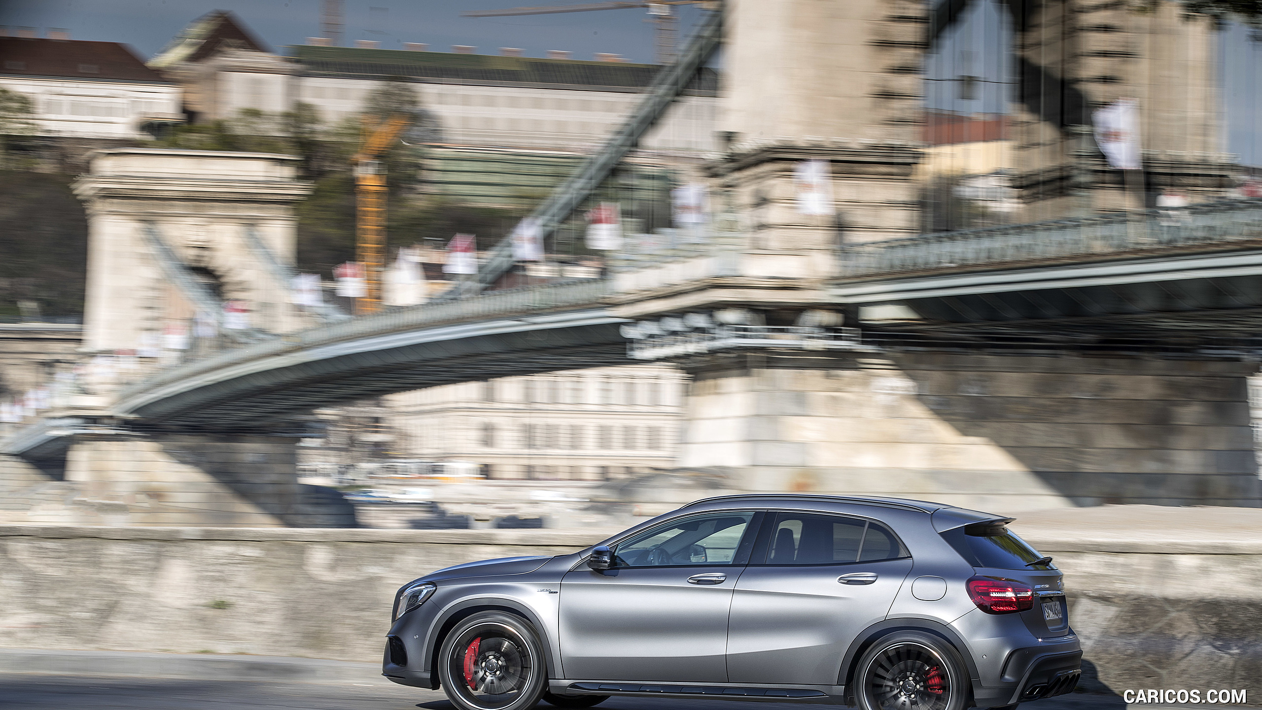 2018 Mercedes-AMG GLA 45 4MATIC (Color: designo Mountain Grey Magno) - Side, #50 of 88