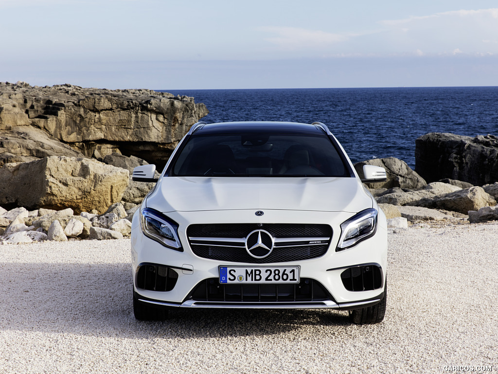 2018 Mercedes-AMG GLA 45 4MATIC (Color: Cirrus White) - Front