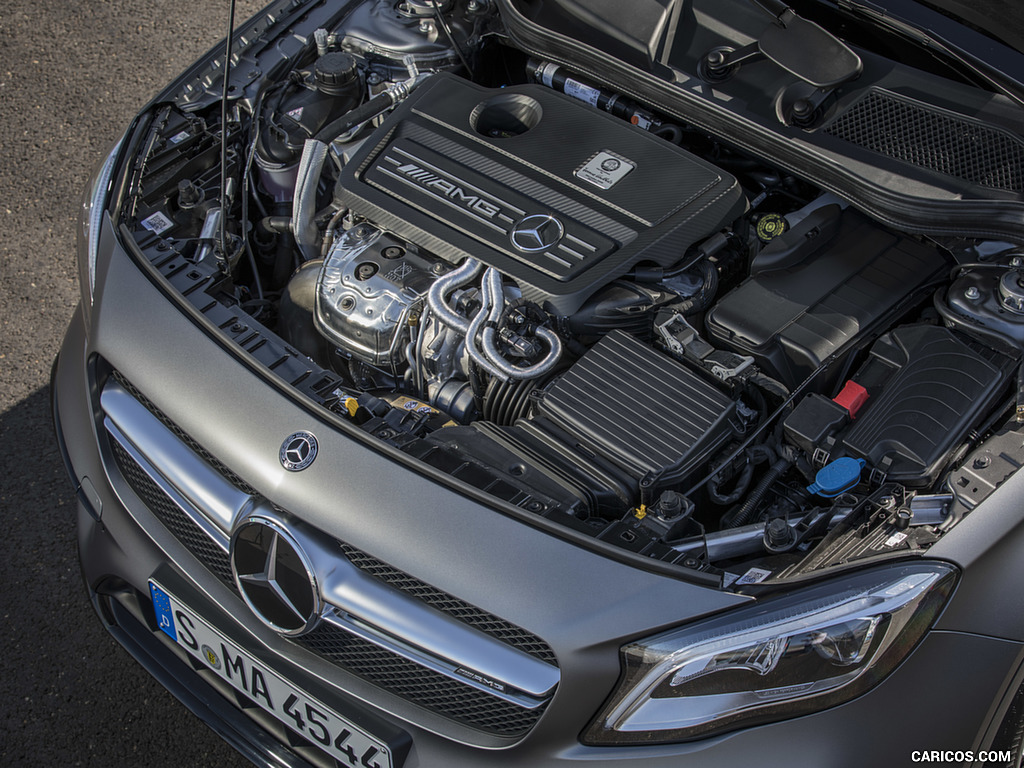 2018 Mercedes-AMG GLA 45 4MATIC (Color: designo Mountain Grey Magno) - Engine