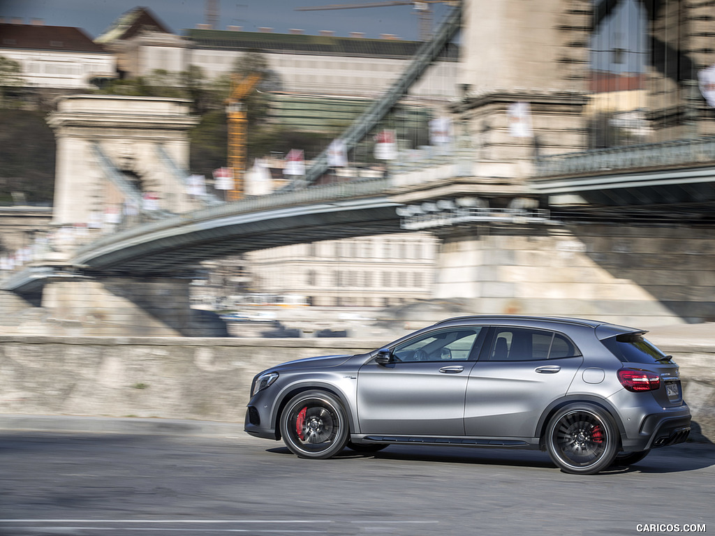 2018 Mercedes-AMG GLA 45 4MATIC (Color: designo Mountain Grey Magno) - Side