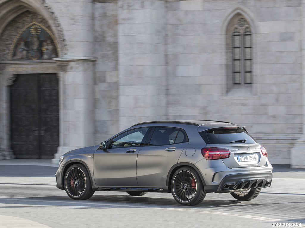 2018 Mercedes-AMG GLA 45 4MATIC (Color: designo Mountain Grey Magno) - Side