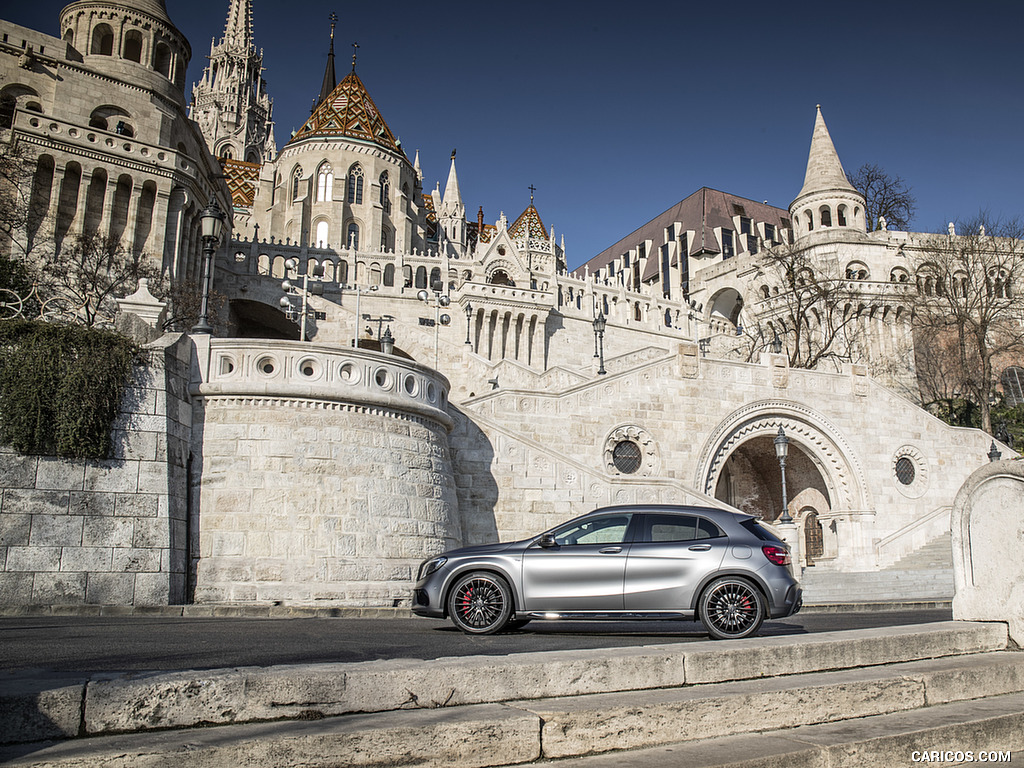 2018 Mercedes-AMG GLA 45 4MATIC (Color: designo Mountain Grey Magno) - Side