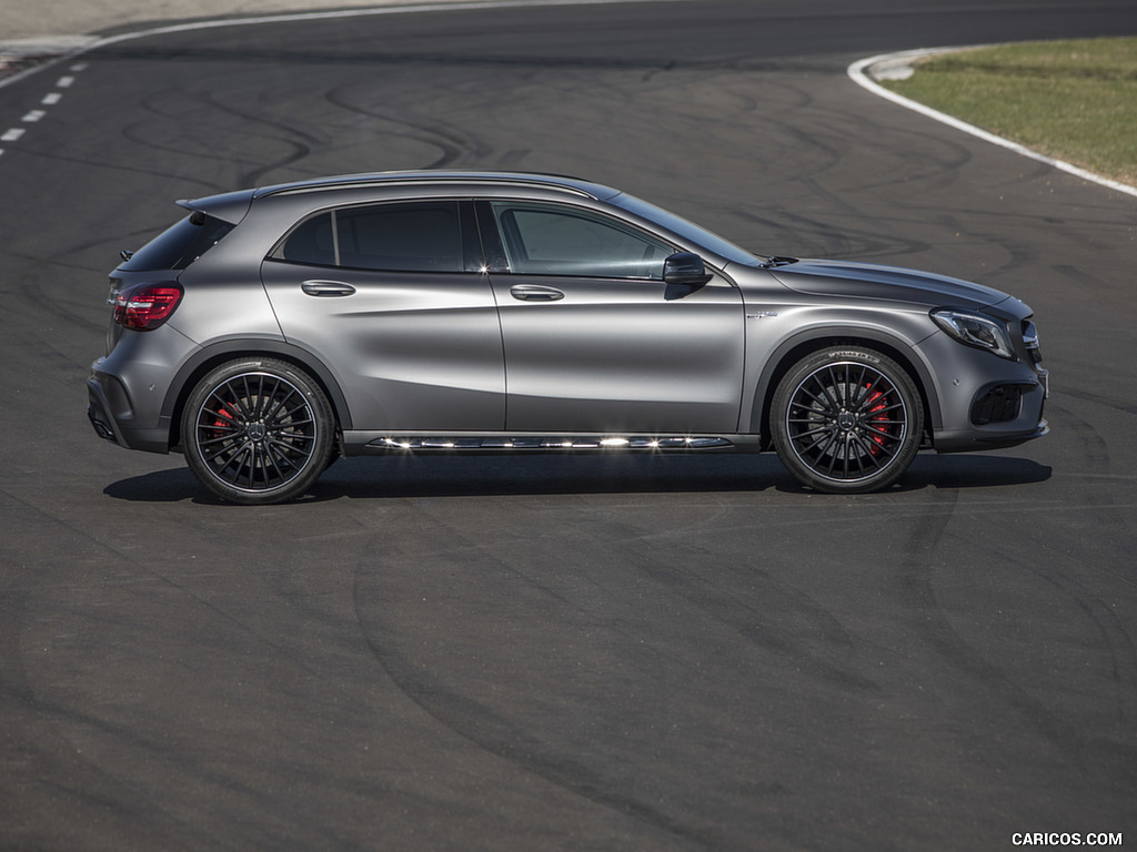 2018 Mercedes-AMG GLA 45 4MATIC (Color: designo Mountain Grey Magno) - Side