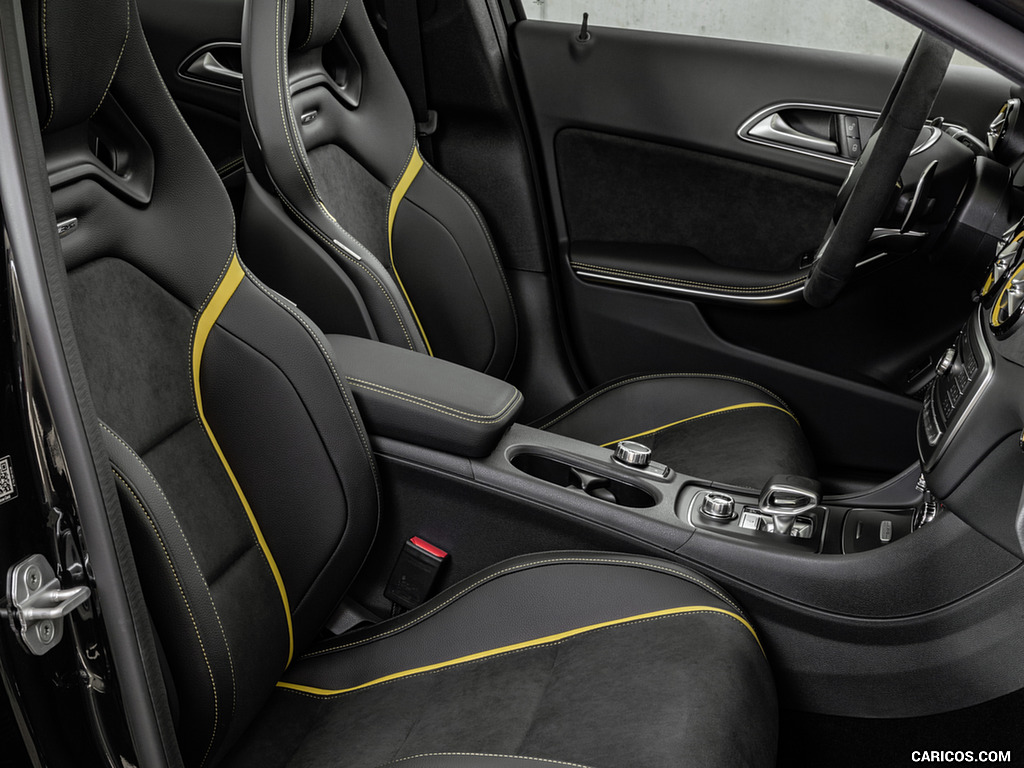 2018 Mercedes-AMG GLA 45 4MATIC Yellow Night Edition (Color: Cosmos Black) - Interior