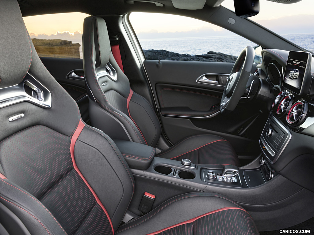 2018 Mercedes-AMG GLA 45 4MATIC Yellow Night Edition (Color: Cosmos Black) - Interior