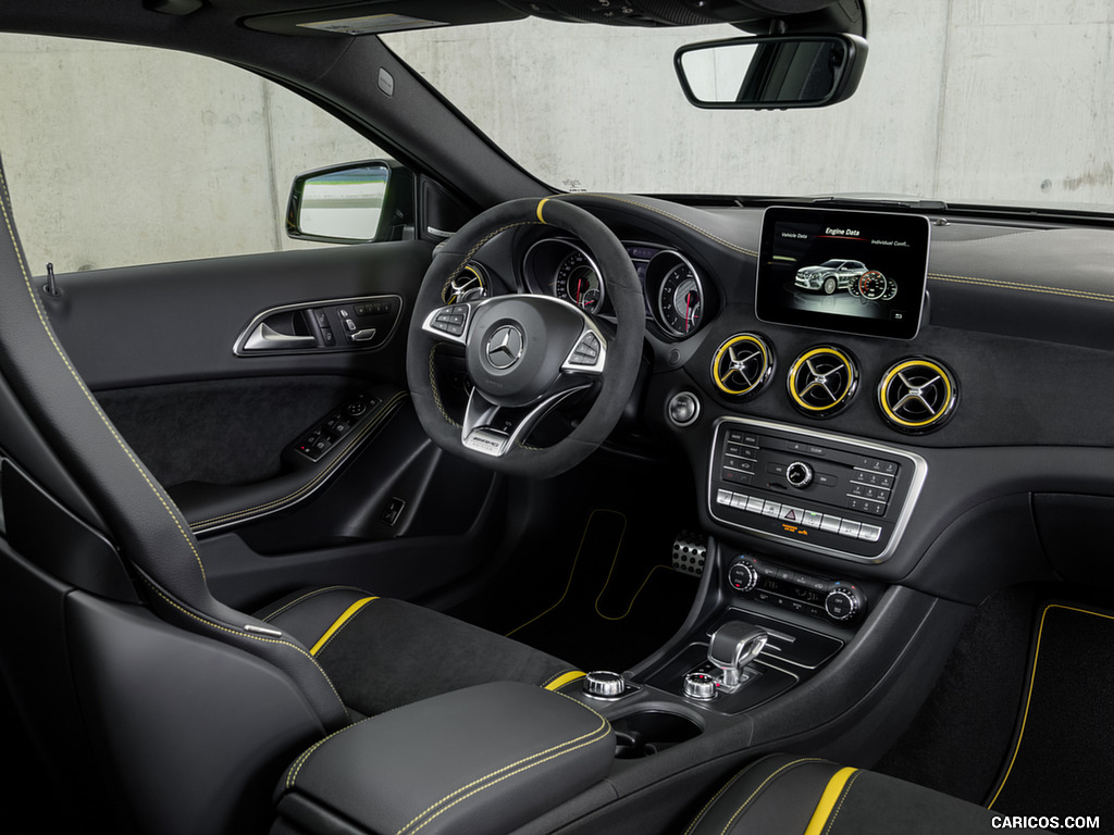 2018 Mercedes-AMG GLA 45 4MATIC Yellow Night Edition (Color: Cosmos Black) - Interior