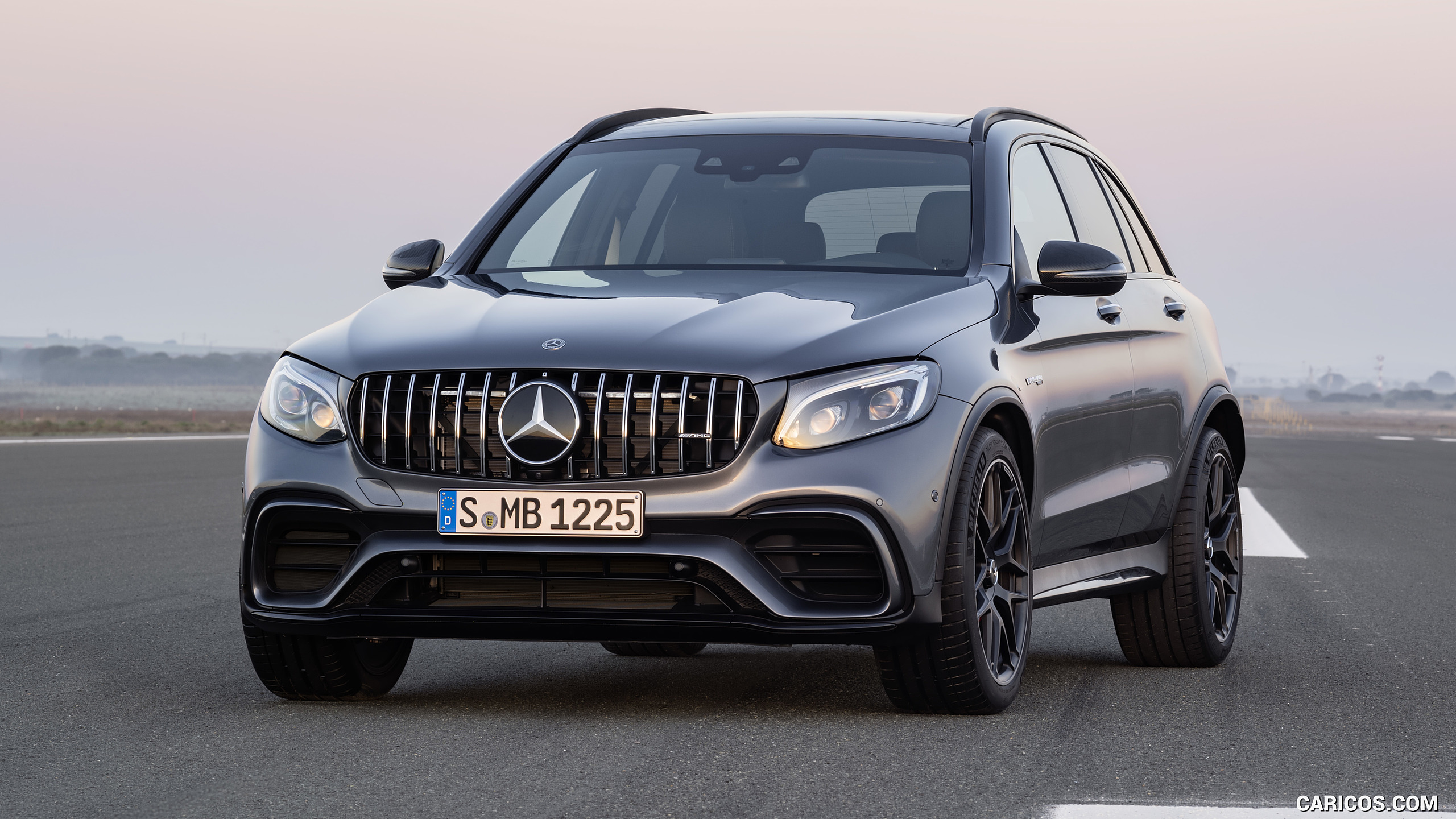 2018 Mercedes-AMG GLC 63 S 4MATIC+ (Color: Selenite Grey) - Front, #17 of 115