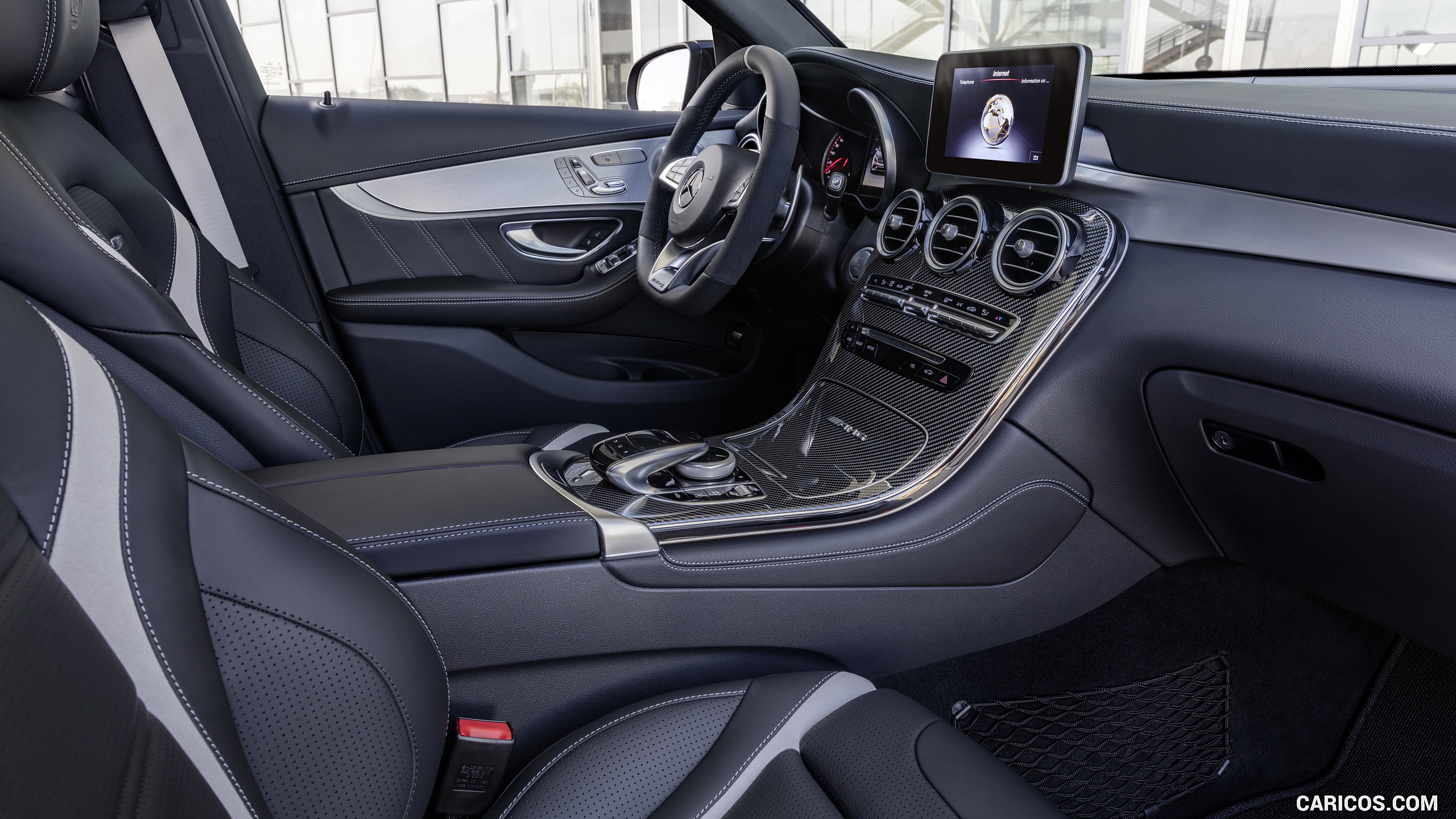 2018 Mercedes-AMG GLC 63 S 4MATIC+ (Color: Selenite Grey) - Interior, Front Seats, #24 of 115