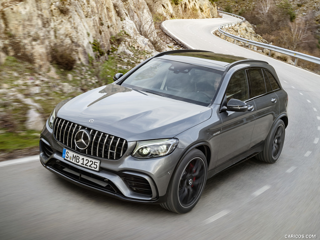 2018 Mercedes-AMG GLC 63 S 4MATIC+ (Color: Selenite Grey) - Front Three-Quarter